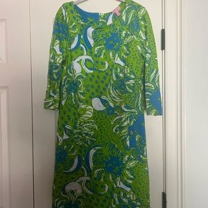 Lilly Pulitzer long sleeve dress- size Large